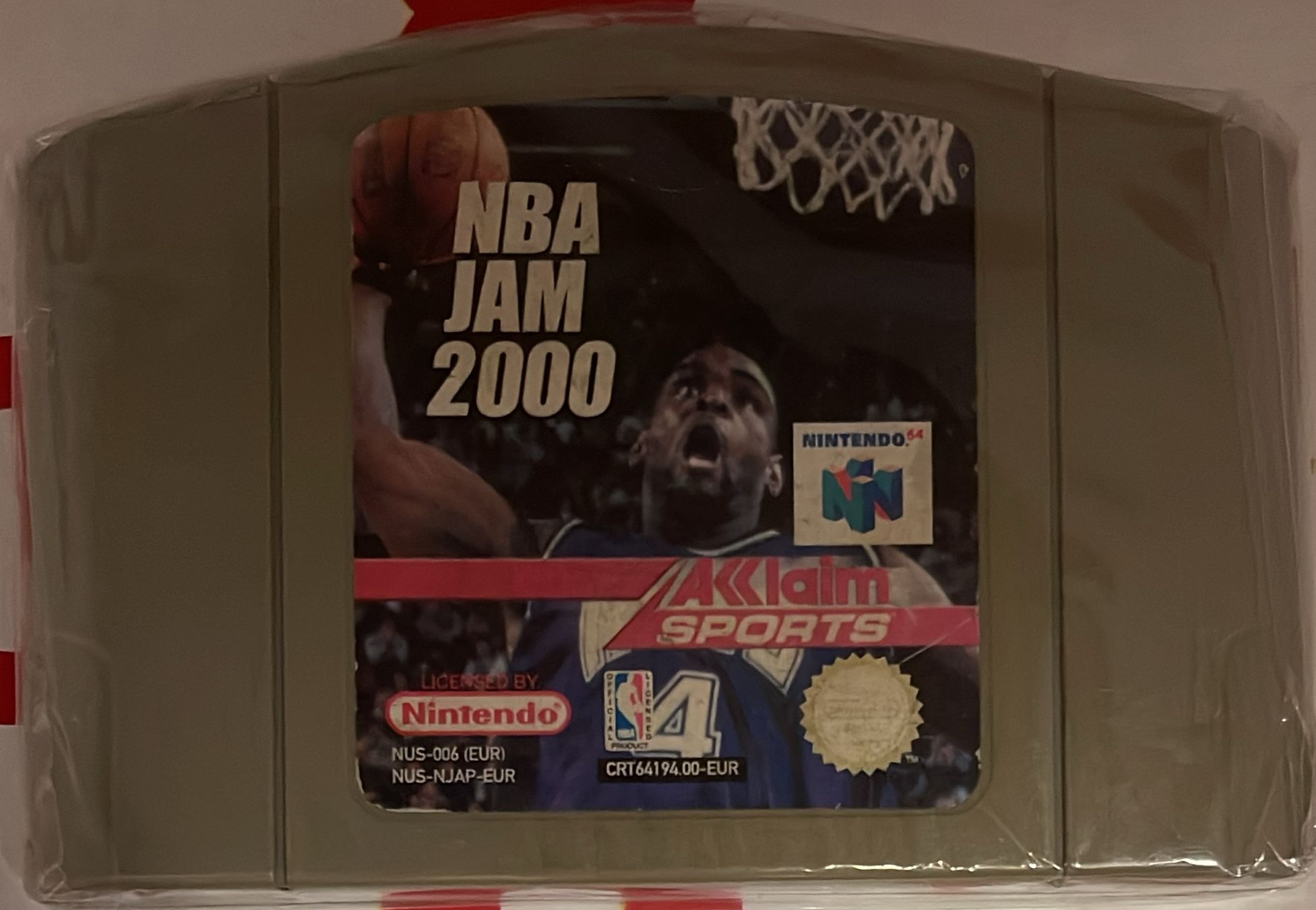 N64 NBA JAM 2000 / EUR / CARTOUCHE JAUNIE