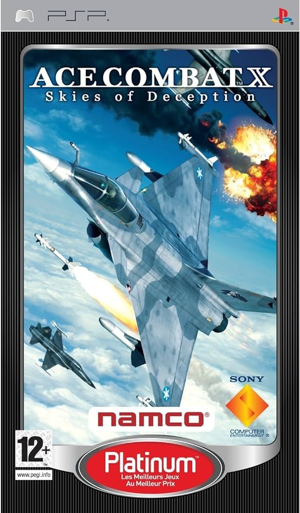 PSP ACE COMBAT X / SKIES OF DECEPTION /  PLATINUM / SANS NOTICE